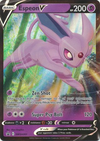 Espeon V - SWSH201 - Pokemon Sword & Shield promo