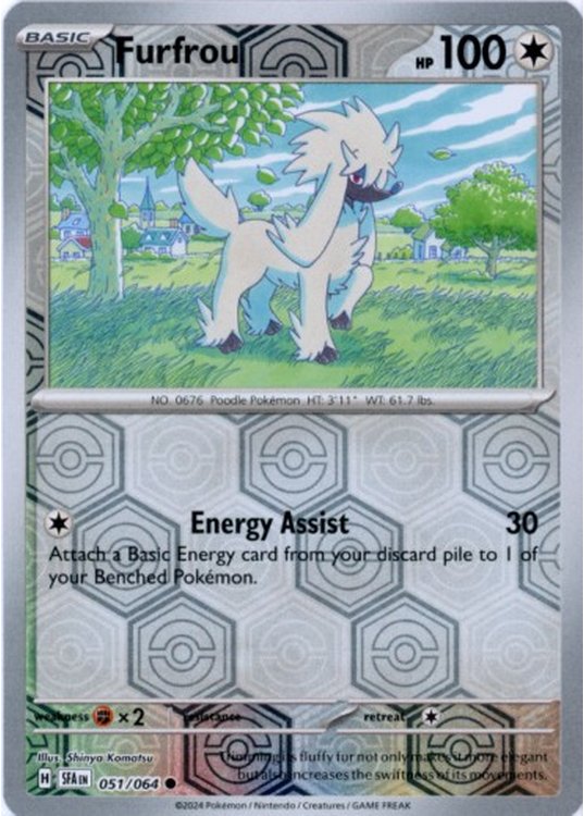 Furfrou - 051/064 - Reverse