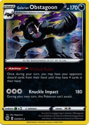 Galarian Obstagoon - 037/073 (Holo)