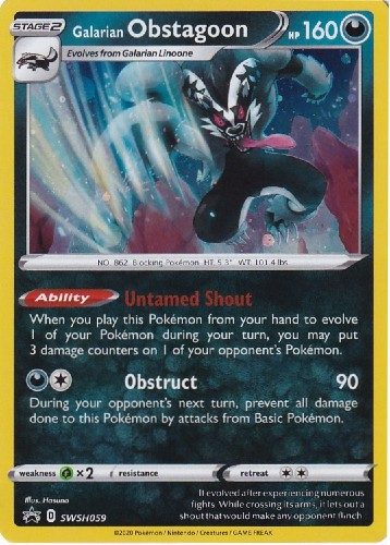 Galarian Obstagoon – SWSH059
