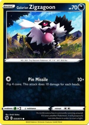 Galarian Zigzagoon - 035/073