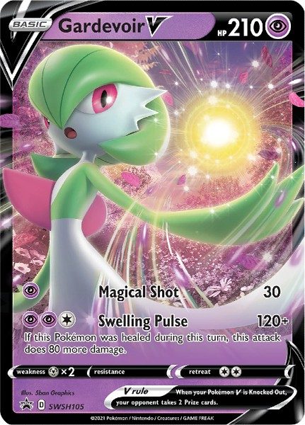Gardevoir V - SWSH105 - Pokemon Sword & Shield promo