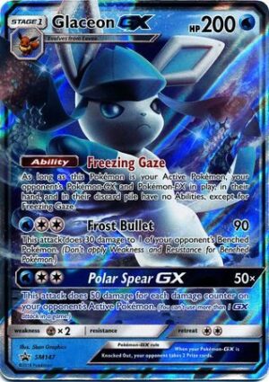 Glaceon GX - SM147 - Pokemon Sun & Moon promo