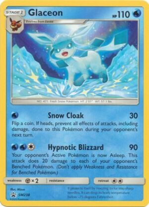 Glaceon - SM238 - Pokemon Sun & Moon promo