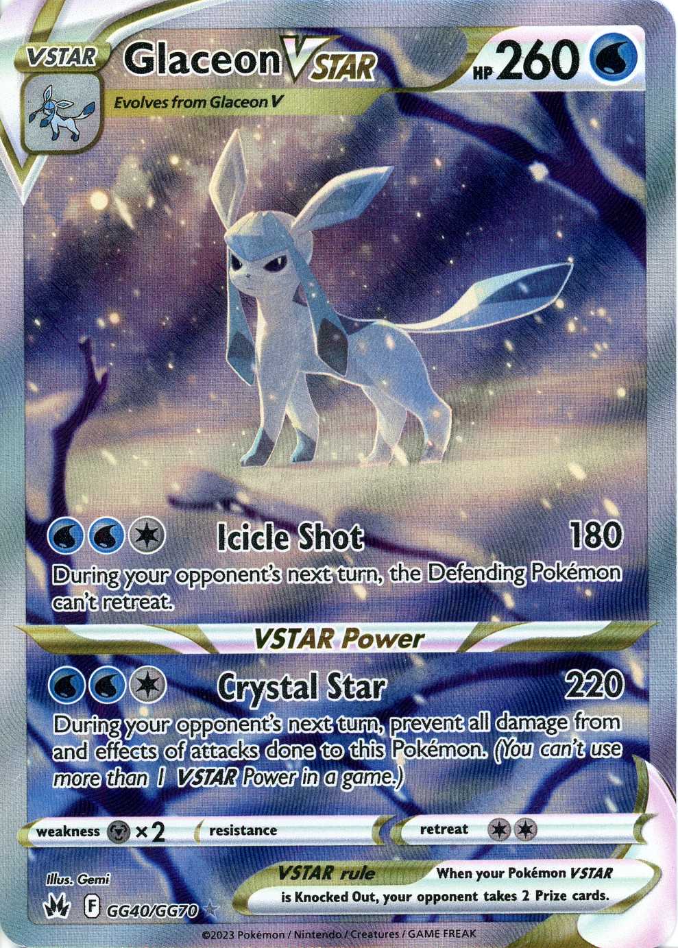 Glaceon VSTAR - GG40/GG70