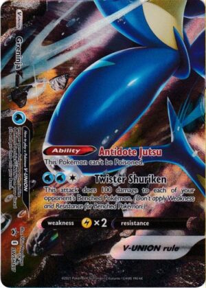 Greninja V-UNION (bottom-left) - SWSH157 - Pokemon Sword & Shield promo