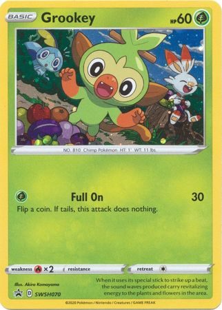 Grookey - SWSH070 - Pokemon Sword & Shield promo