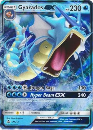 Gyarados GX - SM212 - Pokemon Sun & Moon promo