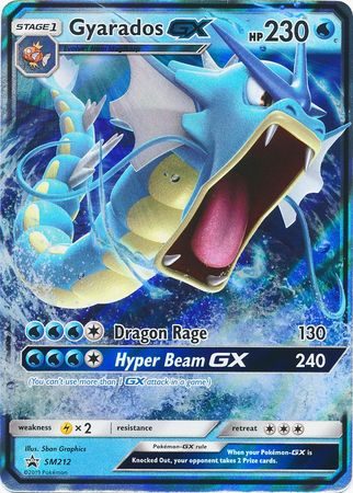 Gyarados GX - SM212 - Pokemon Sun & Moon promo