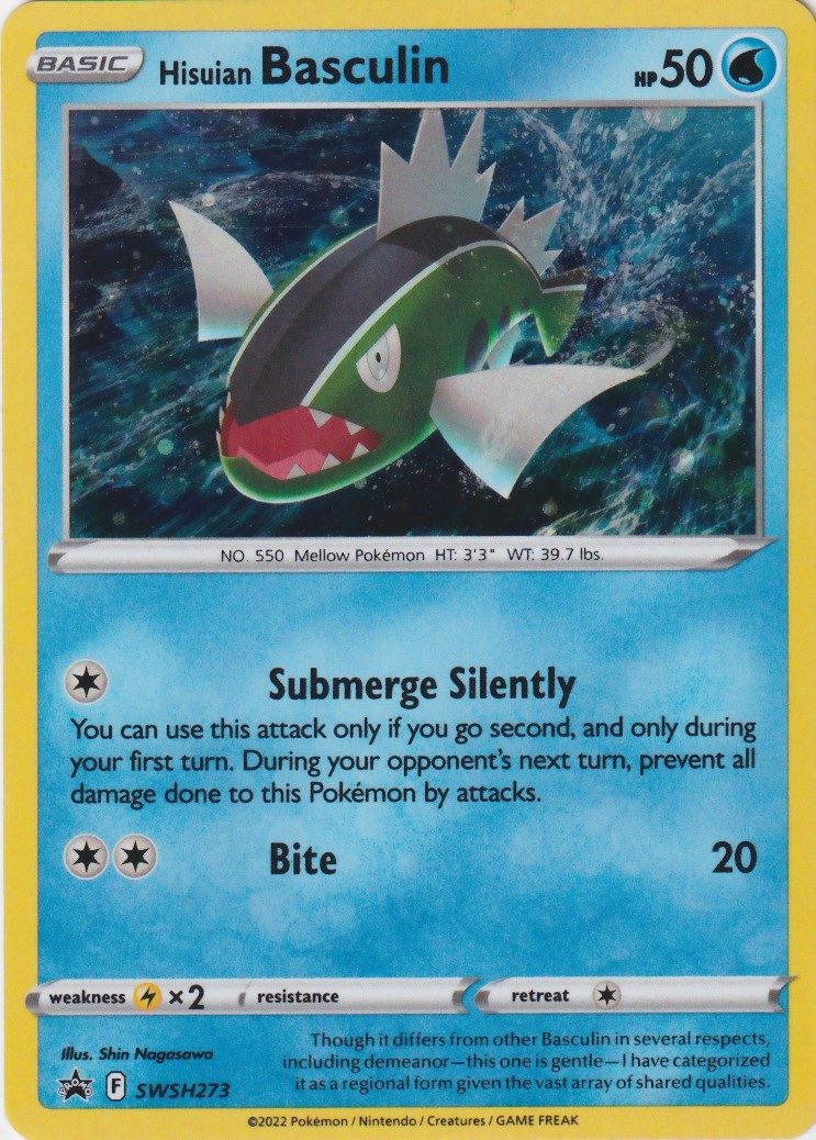 Hisuian Basculin - SWSH273 - Pokemon Sword & Shield promo