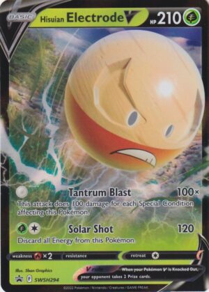 Hisuian Electrode V - SWSH294 - Pokemon Sword & Shield promo
