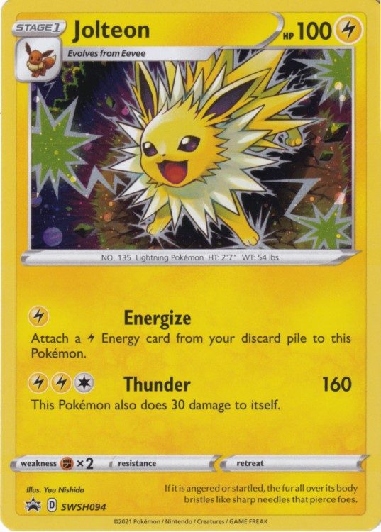 Jolteon - SWSH094 - Pokemon Sword & Shield promo