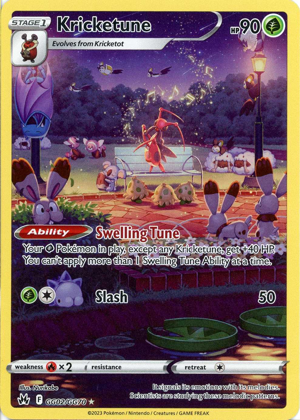 Kricketune - GG02/GG70 (Holo)