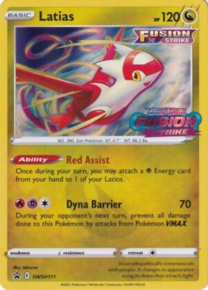 Latias - SWSH171 (Prerelease) - Pokemon Sword & Shield promo