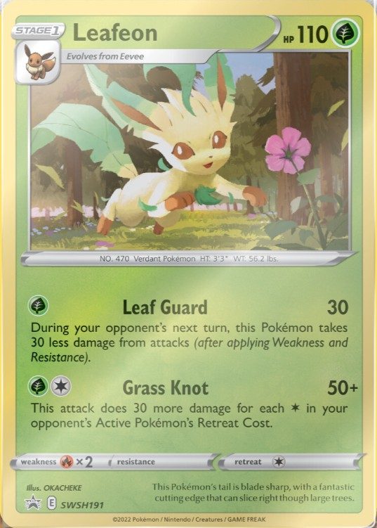 Leafeon - SWSH191 - Pokemon Sword & Shield promo
