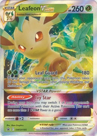 Leafeon VSTAR - SWSH195 - Pokemon Sword & Shield promo