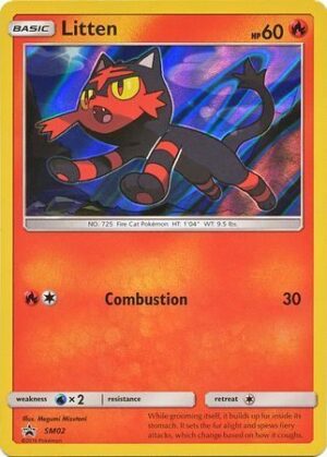 Litten - SM02 - Pokemon Sun & Moon promo