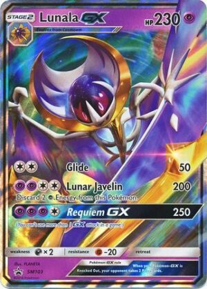 Lunala GX - SM103 - Pokemon Sun & Moon promo