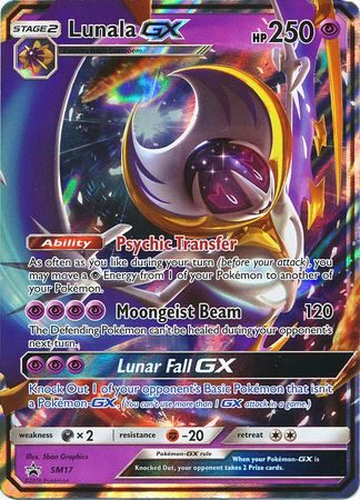 Lunala GX - SM17 - Pokemon Sun & Moon promo