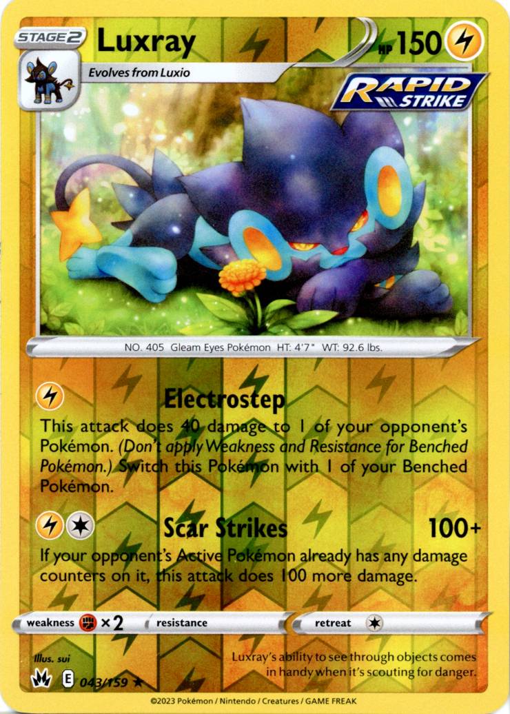 Luxray - 043/159 - Reverse