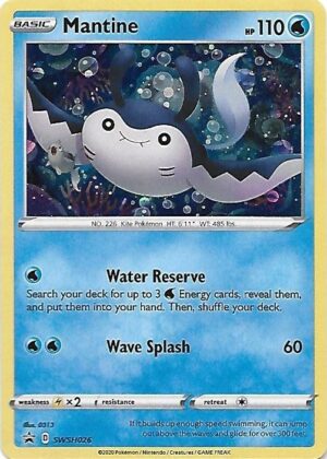 Mantine - SWSH026 - Pokemon Sword & Shield promo