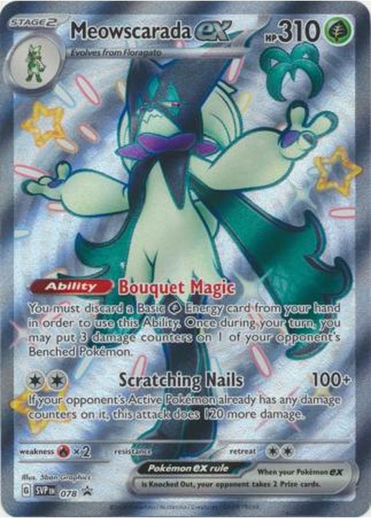 Meowscarada ex - SVP078 - Pokemon Scarlet & Violet promo