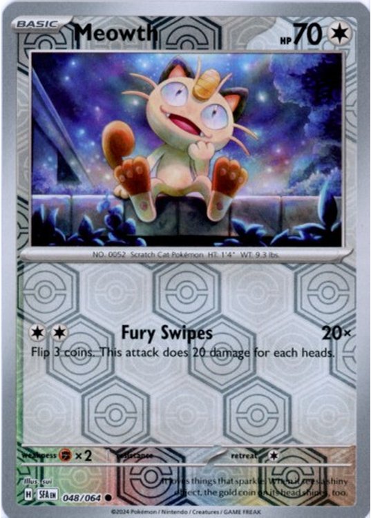 Meowth - 048/064 - Reverse