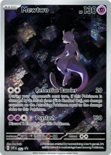 Mewtwo - SVP052 - Pokemon Scarlet & Violet promo