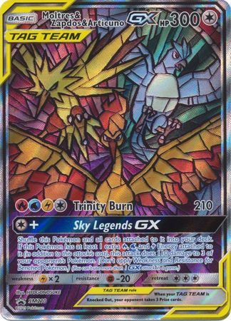 Moltres & Zapdos & Articuno GX - SM210 - Pokemon Sun & Moon promo