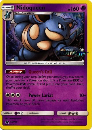 Nidoqueen - SM160 (Prerelease) - Pokemon Sun & Moon promo