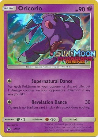 Oricorio - SM19 (Prerelease) - Pokemon Sun & Moon promo