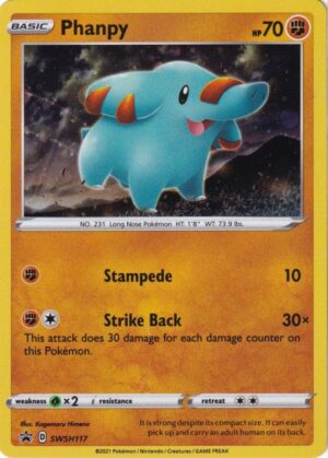 Phanpy - SWSH117 - Pokemon Sword & Shield promo