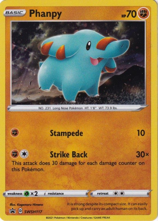 Phanpy - SWSH117 - Pokemon Sword & Shield promo