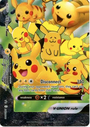 Pikachu V-UNION (bottom-left) - SWSH141 - Pokemon Sword & Shield promo