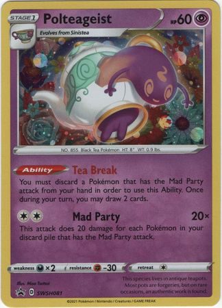 Polteageist - SWSH081 - Pokemon Sword & Shield promo