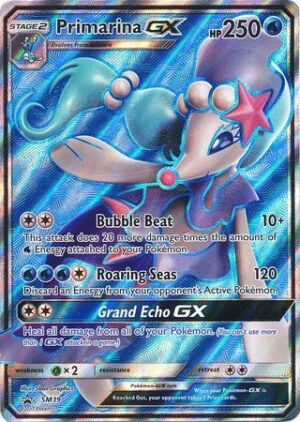 Primarina GX - SM39 - Pokemon Sun & Moon promo