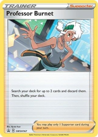 Professor Burnet - SWSH167 - Pokemon Sword & Shield promo