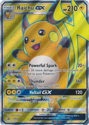 Raichu GX - SM90 - Pokemon Sun & Moon promo