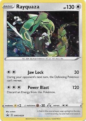 Rayquaza - SWSH029 - Pokemon Sword & Shield promo
