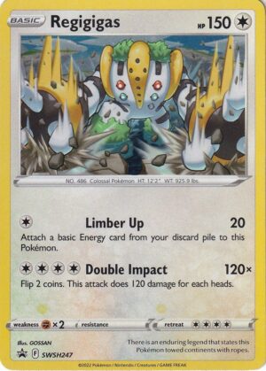 Regigigas - SWSH247 - Pokemon Sword & Shield promo