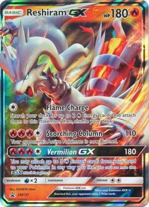Reshiram GX - SM137 - Pokemon Sun & Moon promo