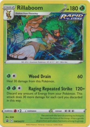 Rillaboom - SWSH277 - Pokemon Sword & Shield promo