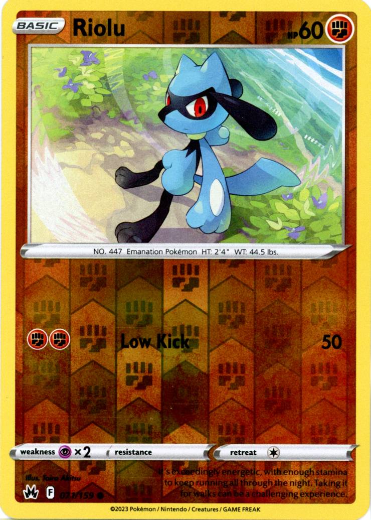 Riolu - 071/159 - Reverse