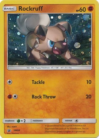Rockruff - SM06 - Pokemon Sun & Moon promo