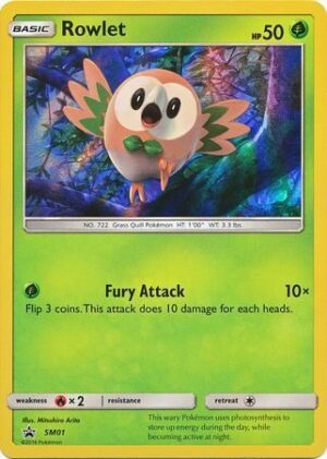 Rowlet - SM01 - Pokemon Sun & Moon promo