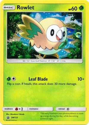 Rowlet - SM153 - Pokemon Sun & Moon promo