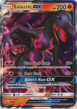 Salazzle GX - SM63 - Pokemon Sun & Moon promo