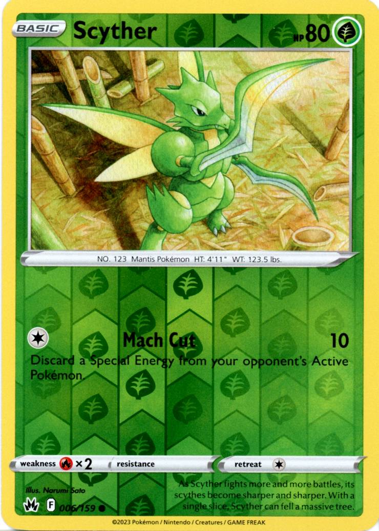 Scyther - 006/159 - Reverse