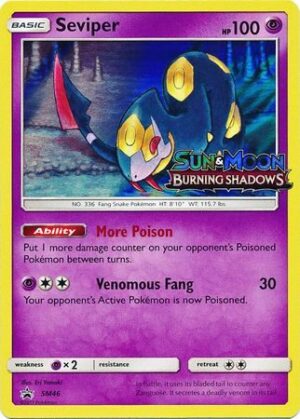 Seviper - SM46 (Prerelease) - Pokemon Sun & Moon promo