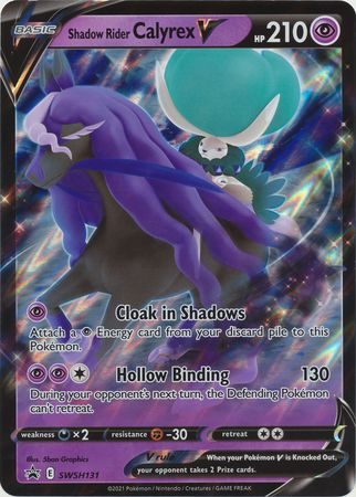 Shadow Rider Calyrex V - SWSH131 - Pokemon Sword & Shield promo